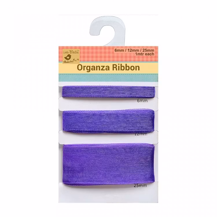 Organza band lila 71053