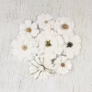 Symphony flower classic white  8 st
