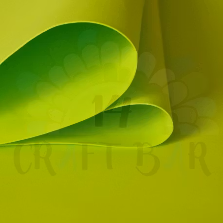 Foamiran  ca strl A4   Lime