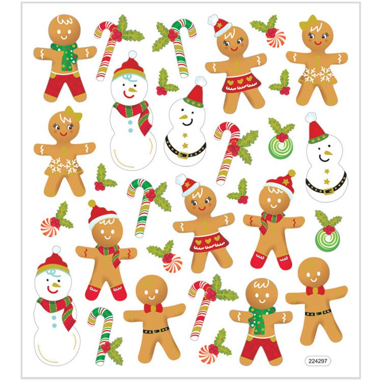 Stickers pepparkaksgubbar 288801