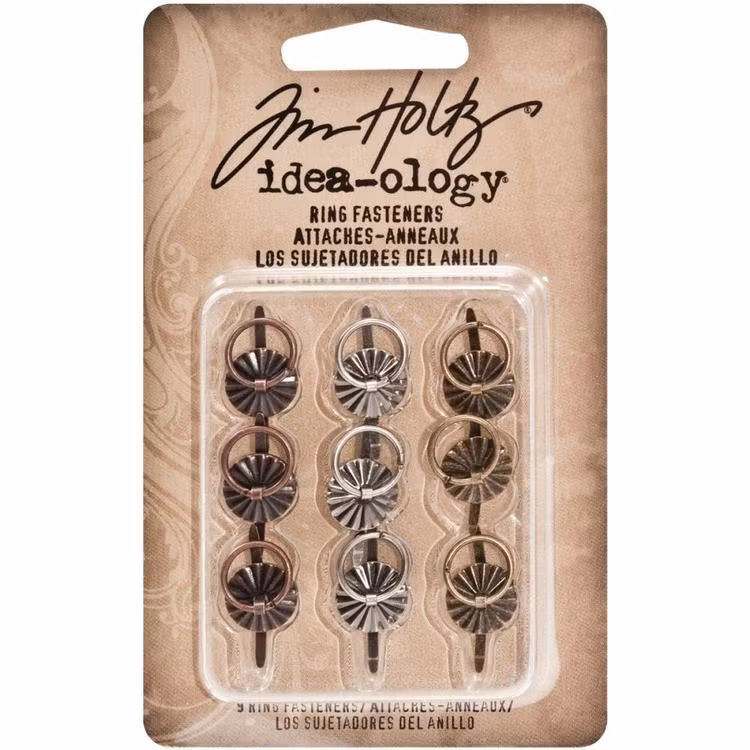 Tim Holtz ring fasteners