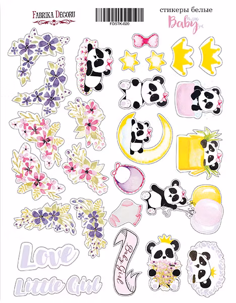 Stickers My little baby girl 020