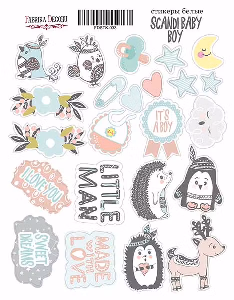 Stickers Scandy baby boy  033