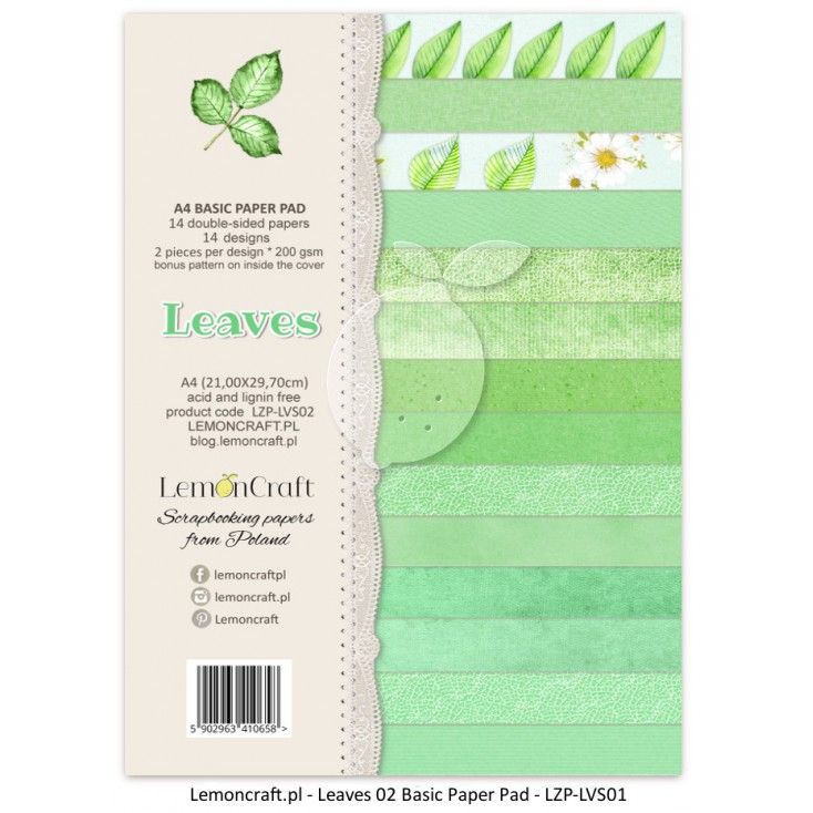 Leaves 2   A4 pad
