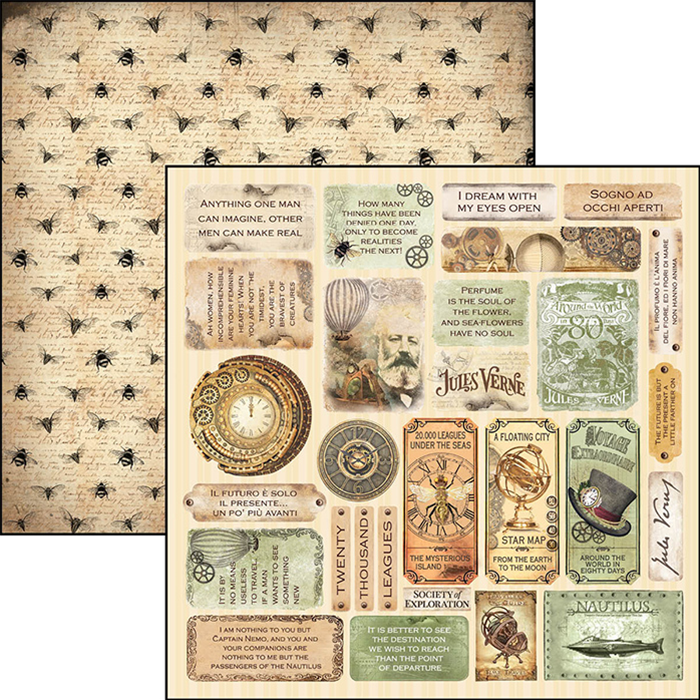 Verne Mini cards 12"