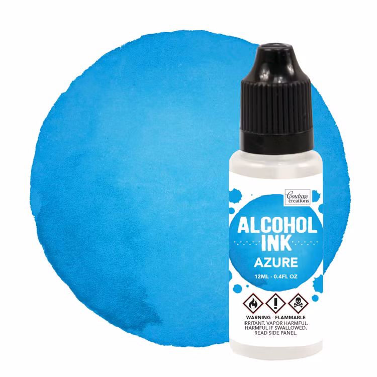 Alcohol Ink Azure Blue