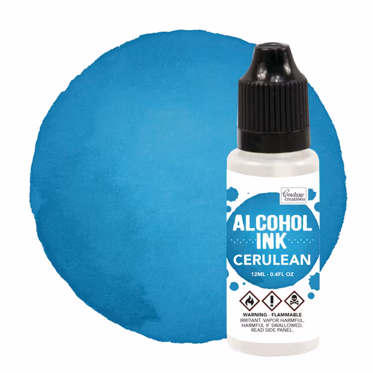 Alcohol Ink Cerulean