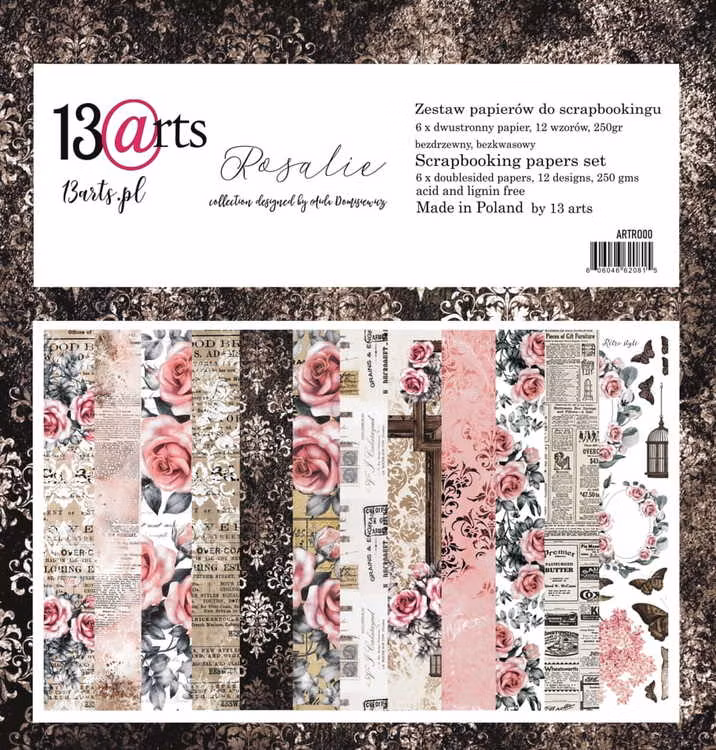 13 Arts Rosalie 12x12
