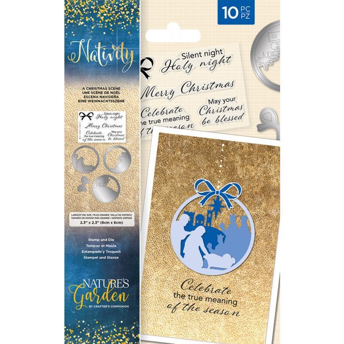 Die & Stamp A christmas scene