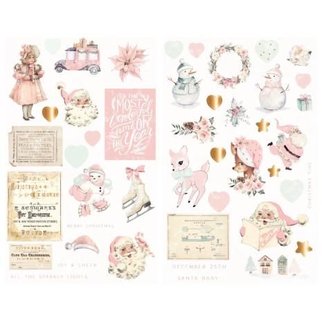 Prima Chipboard Stickers 46/Pkg - Sugar Cookie By Frank Garcia