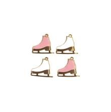 Enamel charms Skates