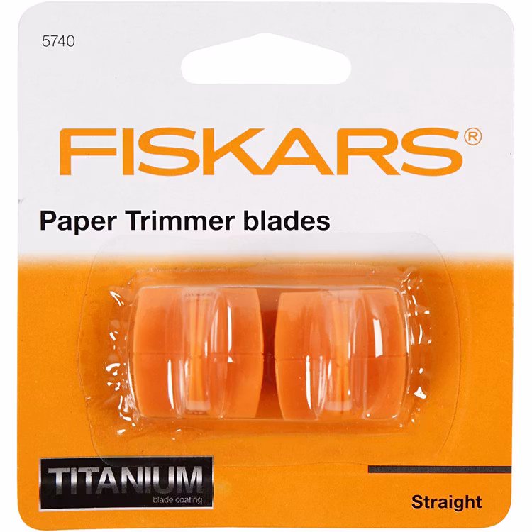 Titanium knivar till fiskars skärmaskin  2 st