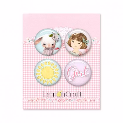 Badge Little girls world