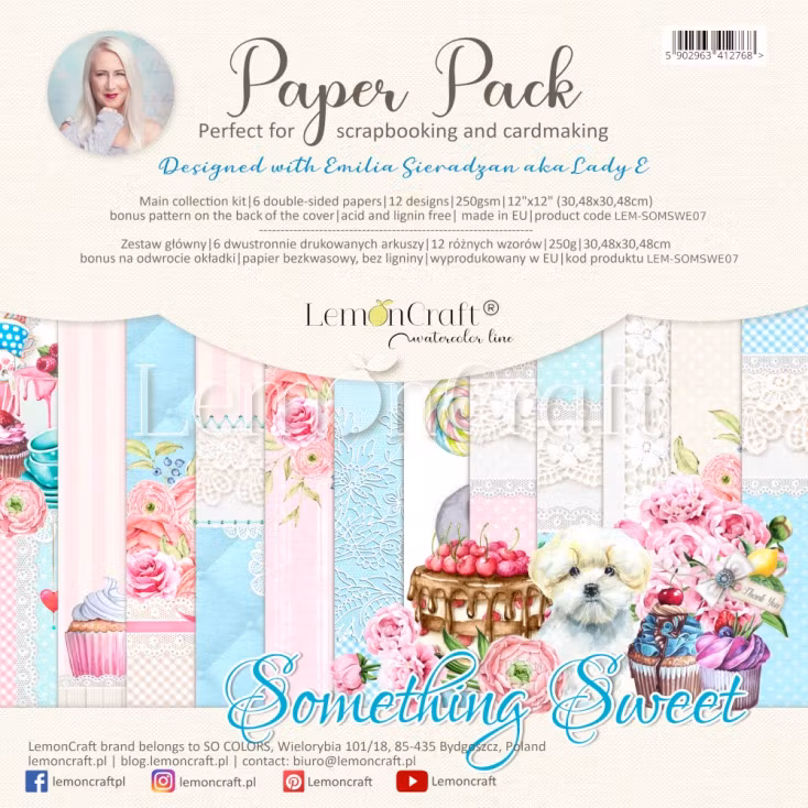 Something sweet 12x12 papperspad
