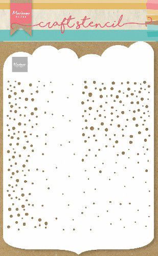 Stencil Slimline  dots