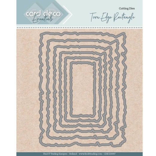 Torn Edge Rectangle CDECD0097