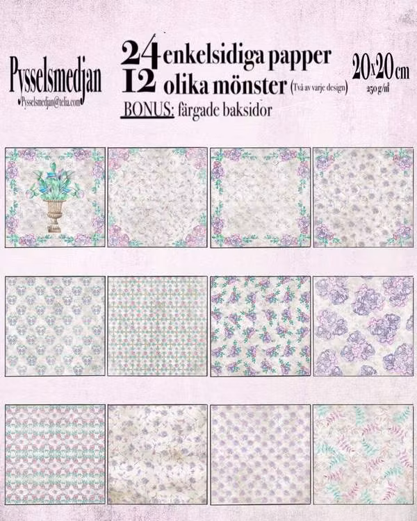 Lila blommor 8"