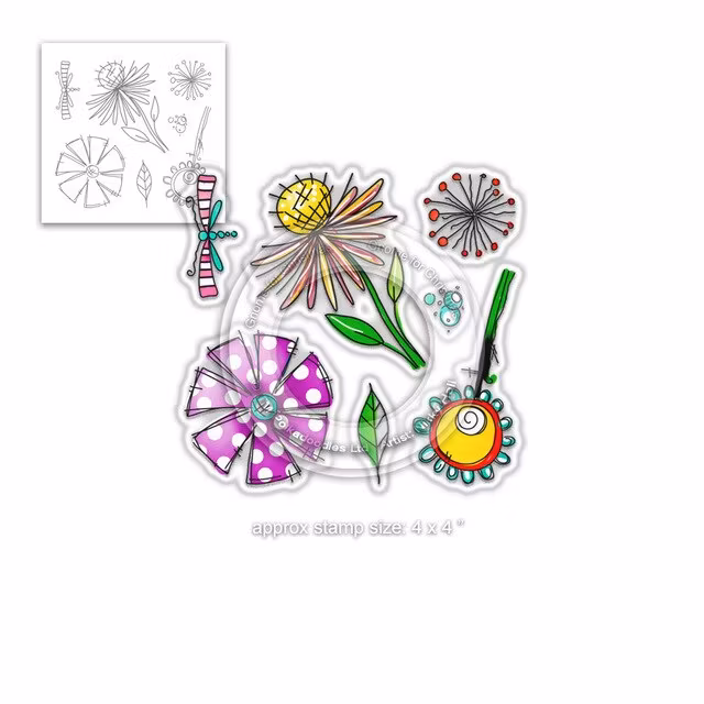 Adorable Florable stamp set