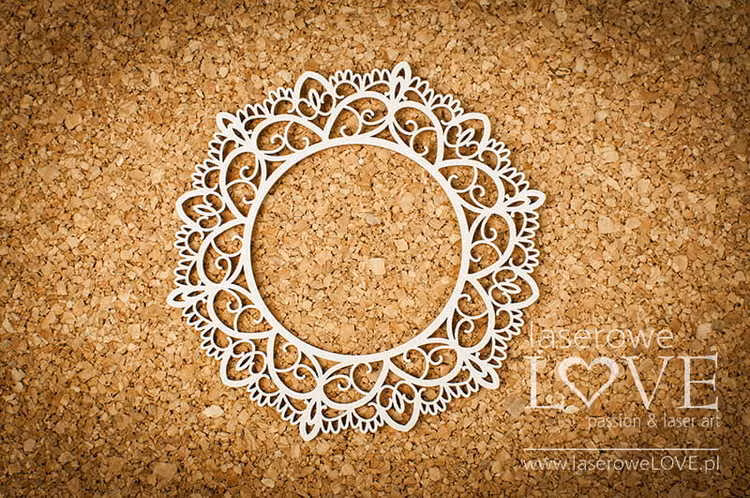 Round lace frame  19427