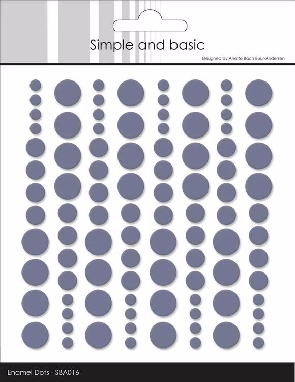 SBA016 Enamel Dots Eggplant