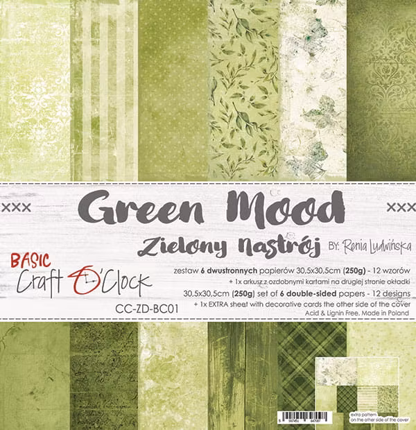 Green Mood 12x12