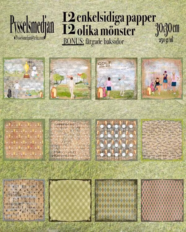 Golf 30*30 cm