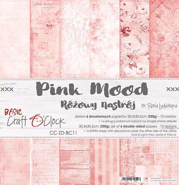 Pink Mood 12x12