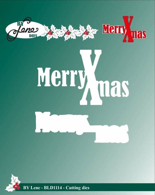 MerryXmas med skugga
