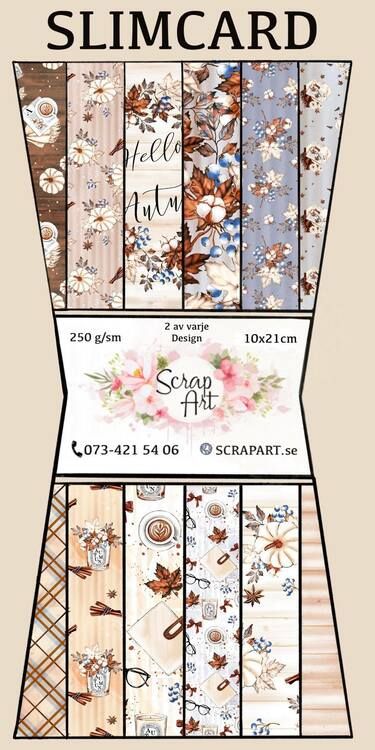 ScrapArt Hello Autumn   Slimline
