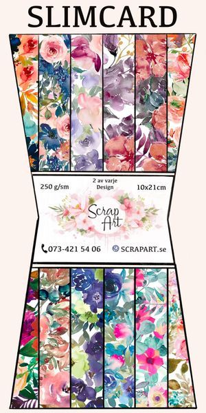 ScrapArt Colourfull flowers
