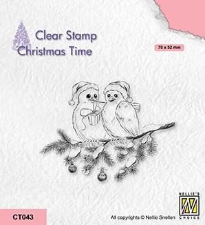 Nellie Snellen Clearstamp “Celebrating Christmas" CT043