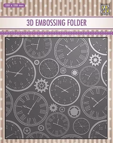 3D Embossingfolder Time