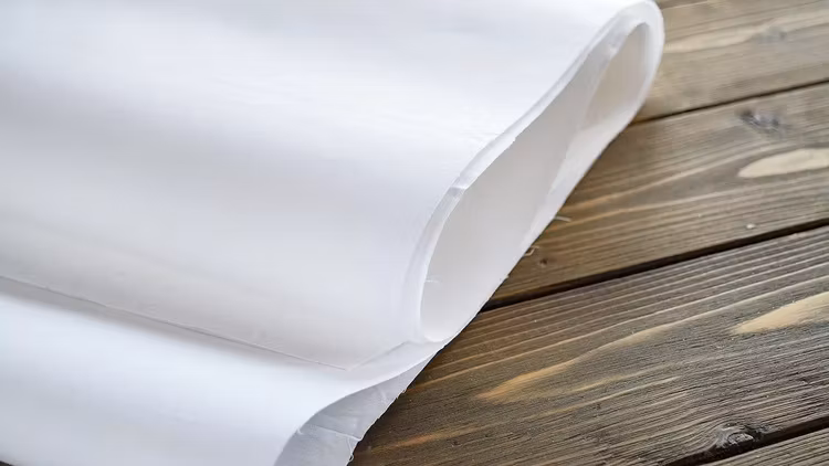 Fabric for flower making white