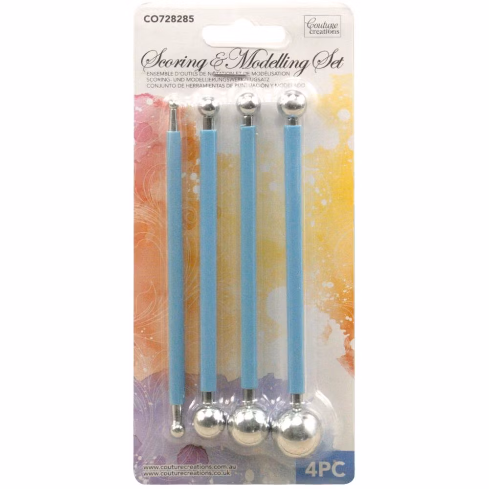 Couture Creations Scoring & Modelling Tool Set 4/Pkg
