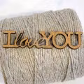 I love You  text