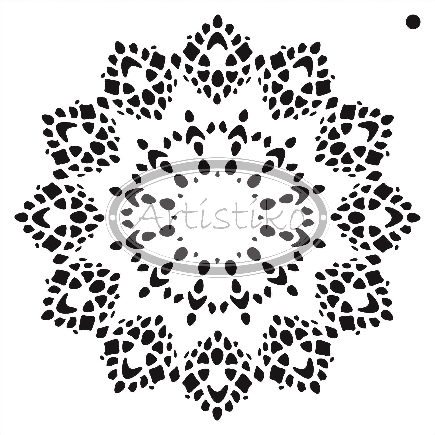 Stencil Mandala