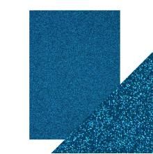 Craft Perfect A4 Glitter Card - Midnight Topaz