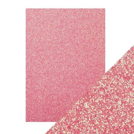 Craft Perfect A4 Glitter Card - Opulant Orchid