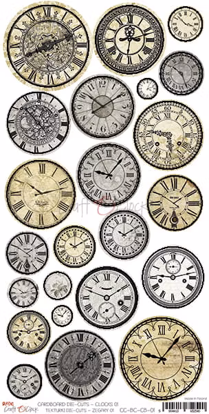 Chipboard Clocks
