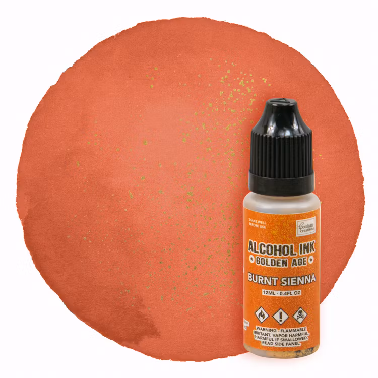 Alcohol Ink Golden Age Burnt sienna