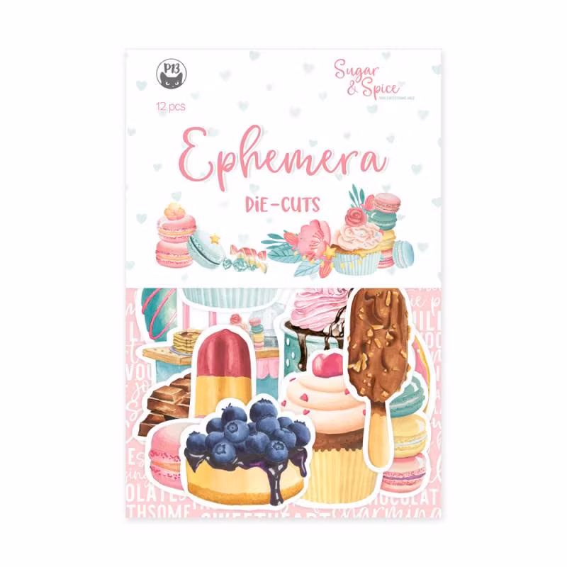Sugar and spice Ephemera diecuts