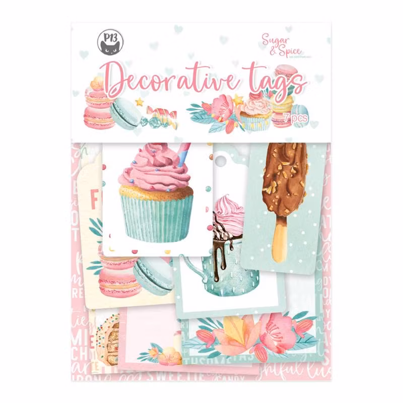 Sugar and spice decorative tags