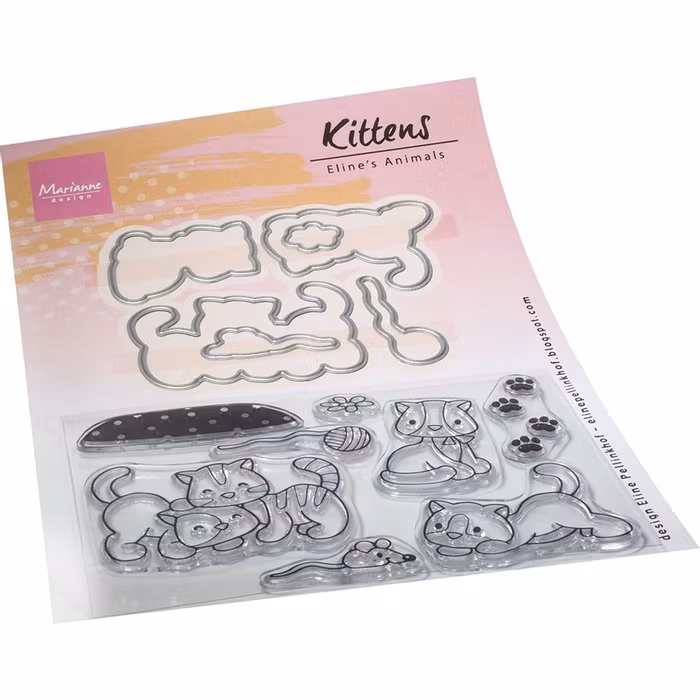 Kittens stämplar och dies