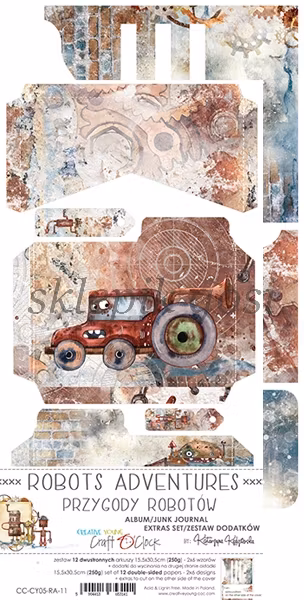 Robotäventyr junk journal