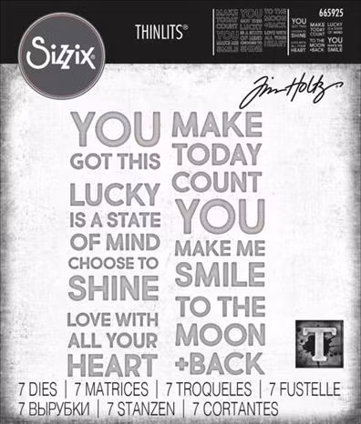 Sizzix/Tim Holtz Dies - Bold Text #2