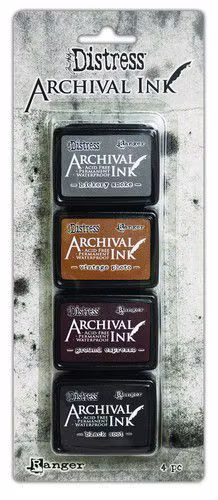 Ranger distress Archival mini ink  Kit 3