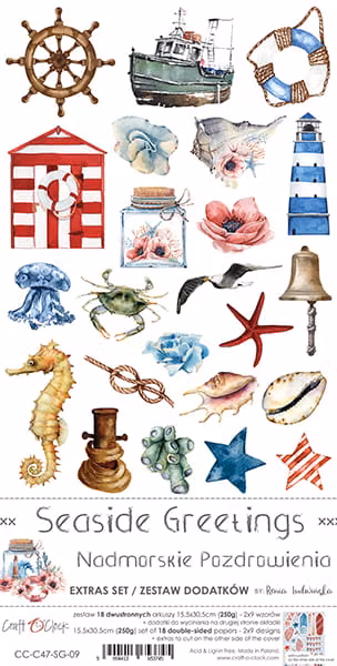 Seaside greetings extra set  cc-c47-sg-07