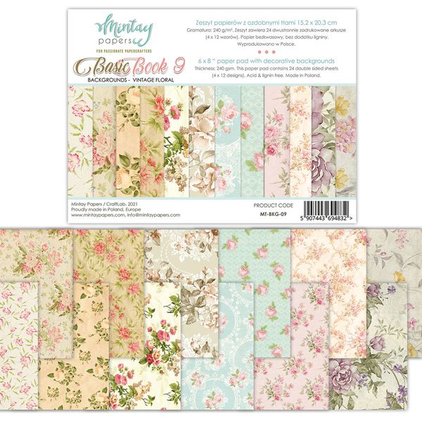 Basic Book 9 Vintage Floral