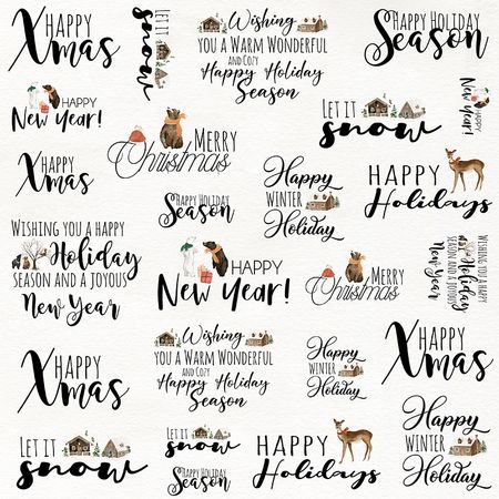 Winter Holiday sentiments