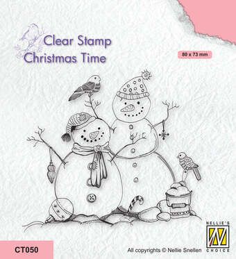 Clearstamp snowmen
